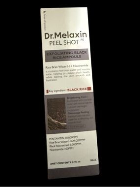 Dr. Melaxin Peel Shot Exfoliating Black Rice Ampoule